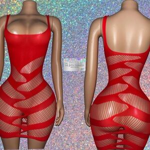 EXOTIC STRIPPER/ DANCE WEAR: 1 PIECE DRESS